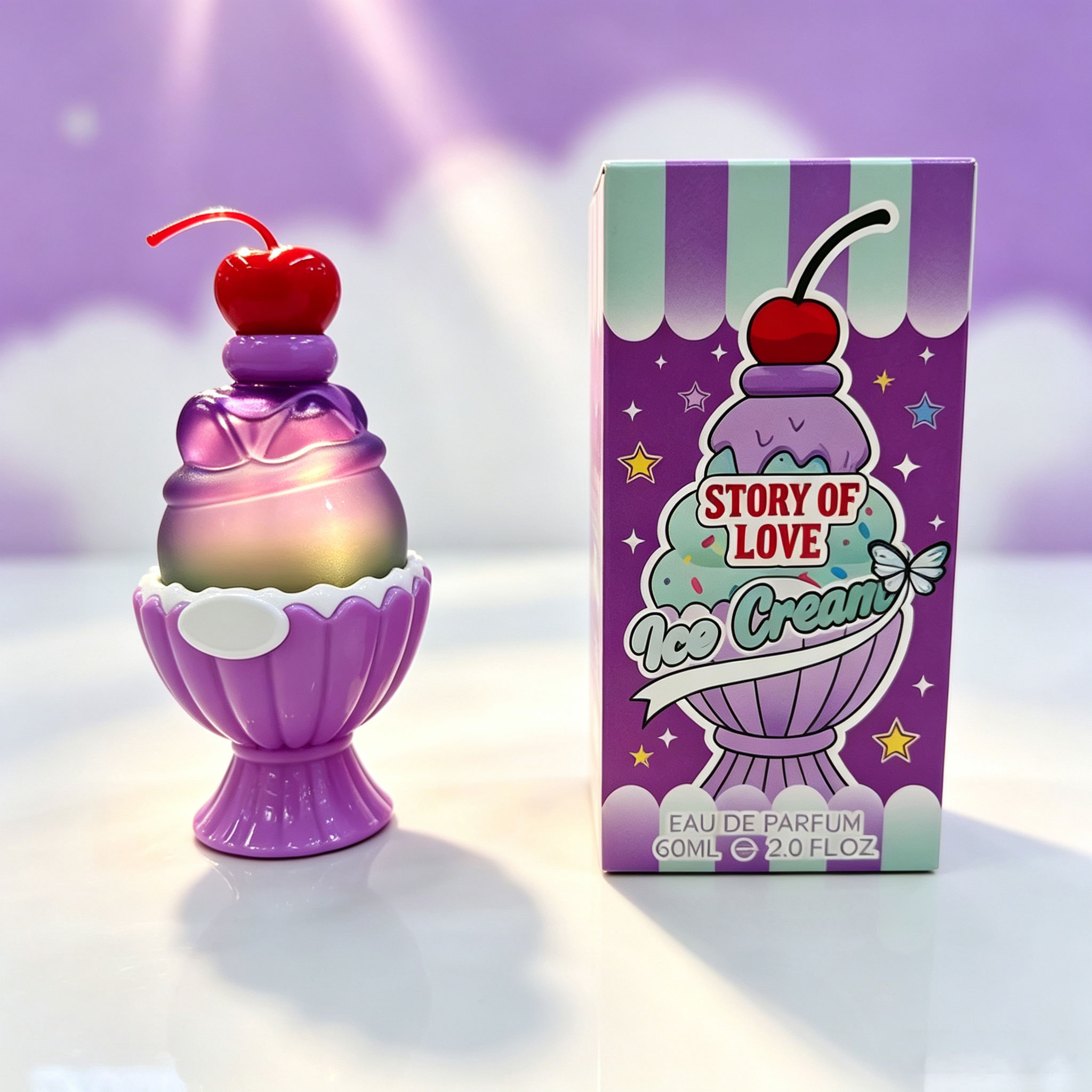 Perfume Fragrance Bottle - عطر على شكل آيس كريم لطيف