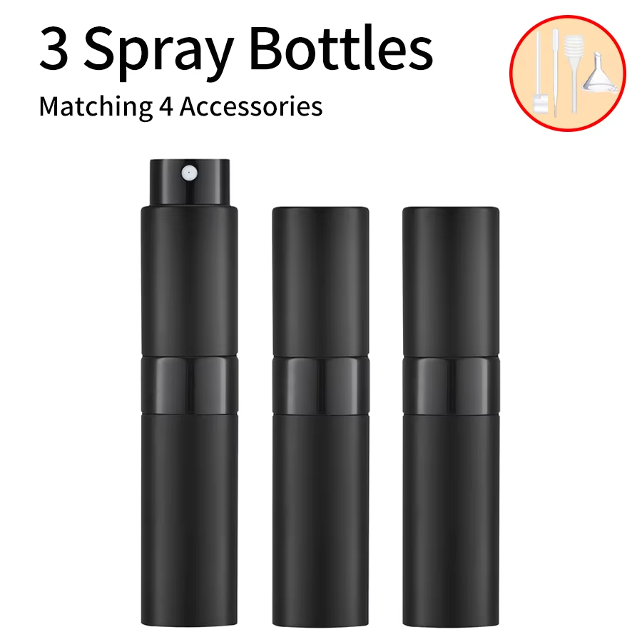 Oud Perfume Spray - 3 قطع + 4 ملحقات زجاجة