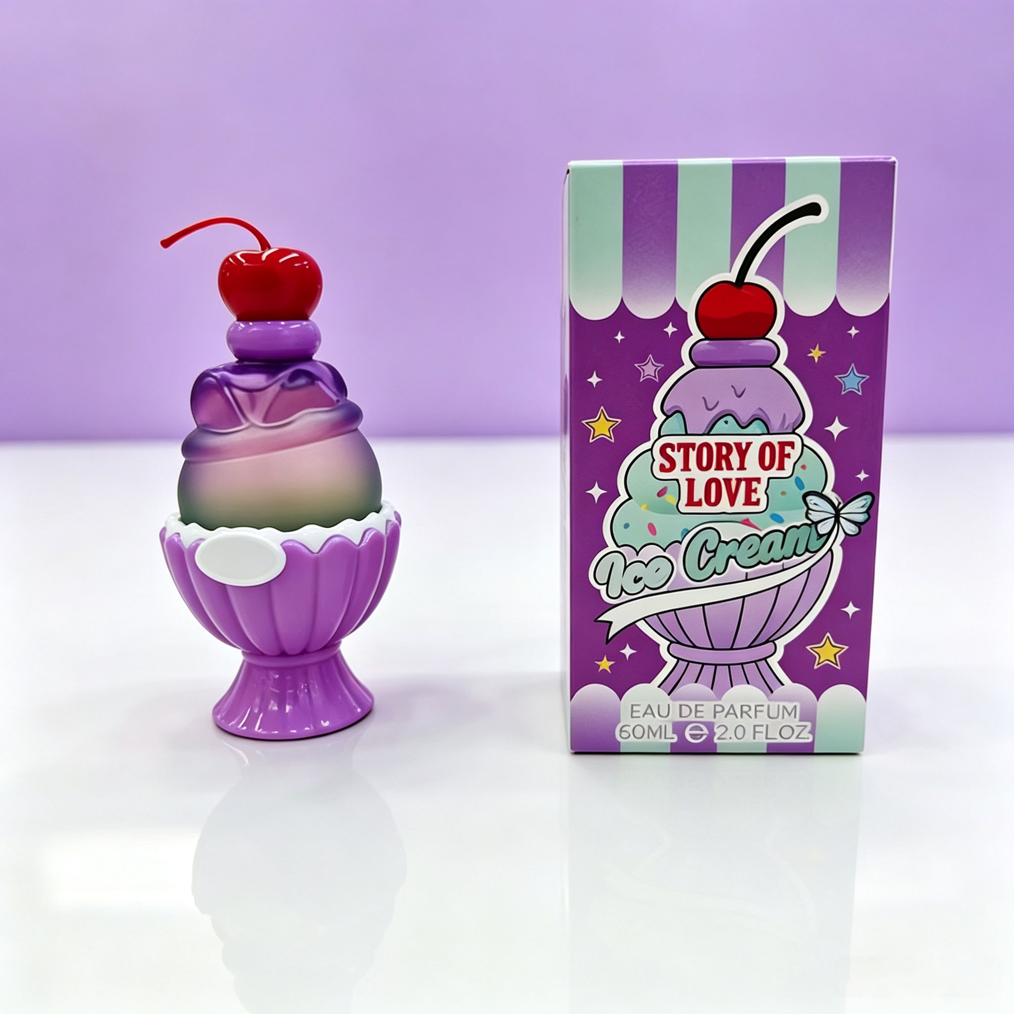 عطر على شكل آيس كريم لطيف 60 م - مراجعة Perfume Fragrance Bottle وسعره