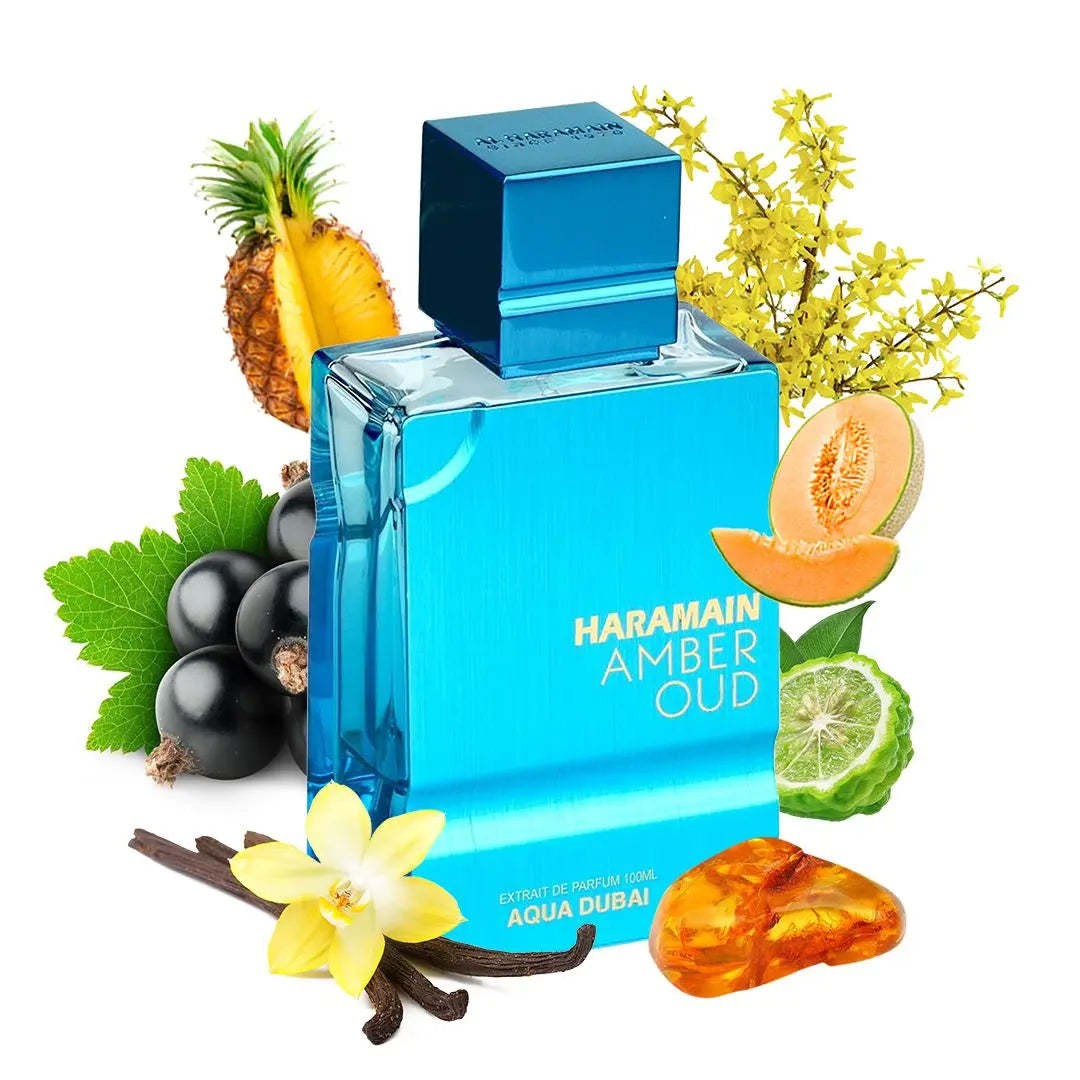 عطر الحرمين أكوا دبي 60 مل، عط - مراجعة Perfume Fragrance Bottle وسعره