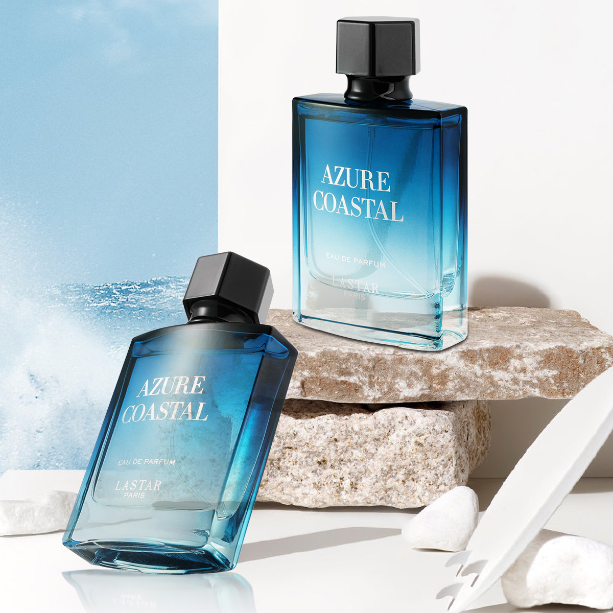 عطر رجالي LASTAR، زجاجتان بسعة - مراجعة Perfume Fragrance Bottle وسعره